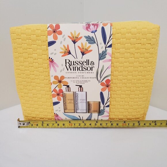 Russell & Windsor LONDON PERFUMERS LUXURY BATH SET Mandarin Lemon Candle Lotion - Picture 14 of 14